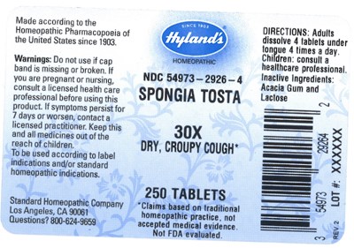 Spongia Toasta 30x Label